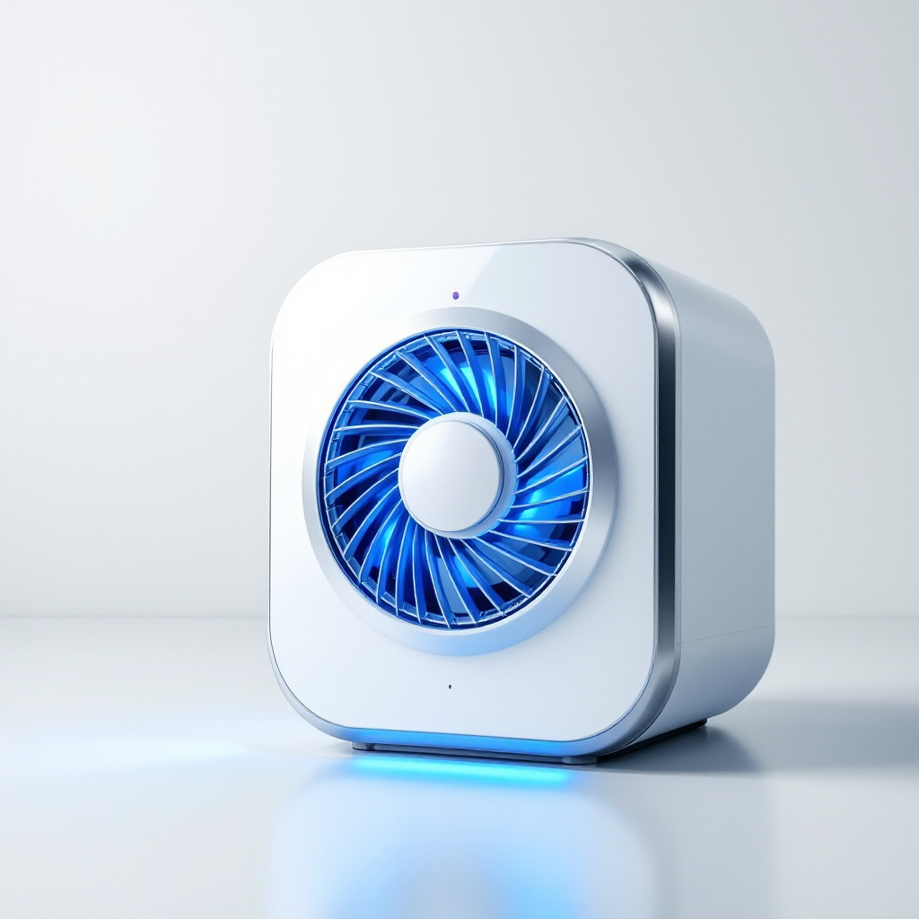 FoxPolar portable personal cooler on a desk